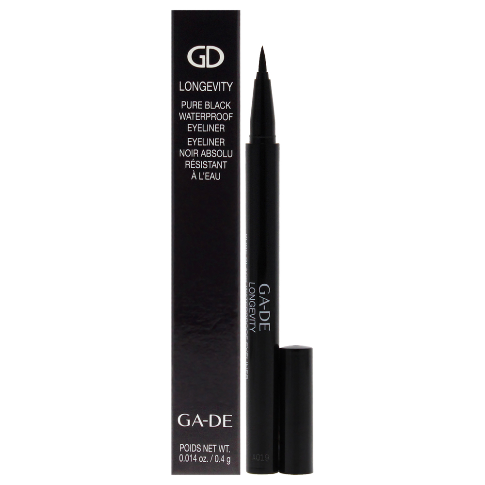 Longevity Pure Waterproof Eyeliner - Black by GA-DE for Women - 0.01 oz Eyeliner